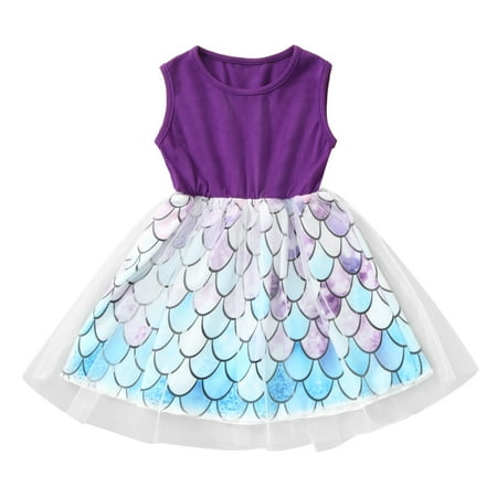 EHTMSAK Infant Baby Toddler Child Children Kids Sundress for Girls Summer Sleeveless Dresses Print Dress Purple 1Y-6Y 90
EHTMSAK Infant Baby Toddler Child Children Kids Sundress for Girls Summer Sleeveless Dresses Print Dress Purple 1Y-6Y 90