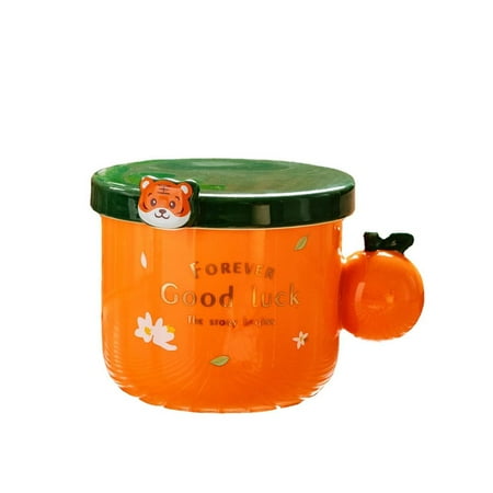 Cute Couple Tiger With Lid Heat Resistant Large Capacity Ceramic Cup Hand Mug Coffee Cup Water Cups ORANGE
Cute Couple Tiger With Lid Heat Resistant Large Capacity Ceramic Cup Hand Mug Coffee Cup Water Cups ORANGE