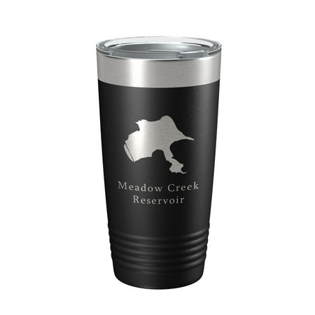 Meadow Creek Reservoir Tumbler Lake Map Travel Mug Insulated Laser Engraved Coffee Cup Colorado 20 oz Black
Meadow Creek Reservoir Tumbler Lake Map Travel Mug Insulated Laser Engraved Coffee Cup Colorado 20 oz Black
