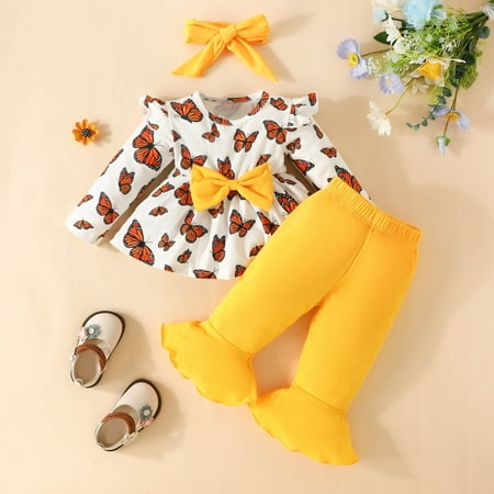 WERYOUNG Toddler Girls Long Sleeve Cartoon Animal Prints T-Shirt Pullover Tops Bell Bottoms Pants Outfits Child Baby Tee
WERYOUNG Toddler Girls Long Sleeve Cartoon Animal Prints T-Shirt Pullover Tops Bell Bottoms Pants Outfits Child Baby Tee