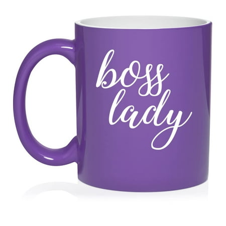 Boss Lady Ceramic Coffee Mug Tea Cup Gift for Her Women Sister Wife Girlfriend Friend Coworker Birthday Anniversary Mom Mother’s Day Graduation Retirement Housewarming (11oz Purple)
Boss Lady Ceramic Coffee Mug Tea Cup Gift for Her Women Sister Wife Girlfriend Friend Coworker Birthday Anniversary Mom Mother’s Day Graduation Retirement Housewarming (11oz Purple)