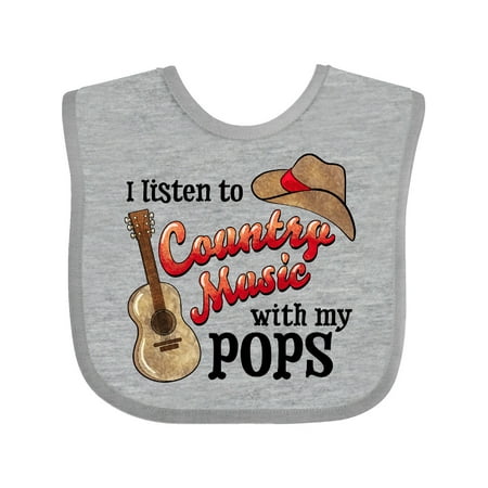 Inktastic I Listen to Country Music with My Pops with Guitar and Hat Gift Baby Boy or Baby Girl Bib
Inktastic I Listen to Country Music with My Pops with Guitar and Hat Gift Baby Boy or Baby Girl Bib