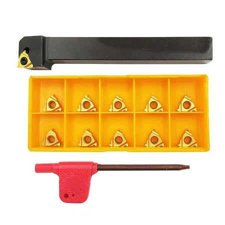 SER 1212H11 12mm 1/2 CNC Lathe External Threading Turning Tool+10pcs 11ER AG60