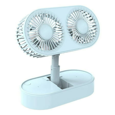 All-Round Cooling Dual Head Fan Adjustable Low Noise 360 Degree Rotating Fan Desktop Folding Electric Fan-B
All-Round Cooling Dual Head Fan Adjustable Low Noise 360 Degree Rotating Fan Desktop Folding Electric Fan-B
