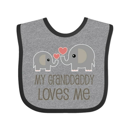 Inktastic Grandaddy Loves Me Elephant Gift Baby Boy or Baby Girl Bib 
Inktastic Grandaddy Loves Me Elephant Gift Baby Boy or Baby Girl Bib