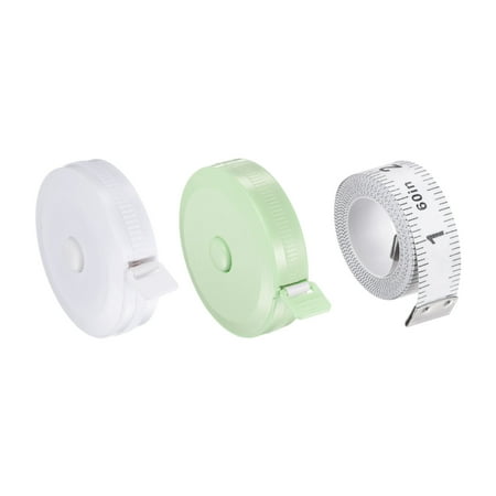 Uxcell 3pcs 60 and 79 Soft Retractable Measuring Tape with 150cm White Soft Ruler White Cool Green
Uxcell 3pcs 60 and 79 Soft Retractable Measuring Tape with 150cm White Soft Ruler White Cool Green