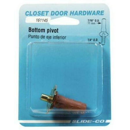 2pk Prime Line 161145 Bi-Fold Closet Door Bottom Pivot 7/16 x 1/4