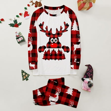 ERTUTUYI Family Pajamas Set Christmas Pajamas Plaid Print Homewear Moms White L
ERTUTUYI Family Pajamas Set Christmas Pajamas Plaid Print Homewear Moms White L