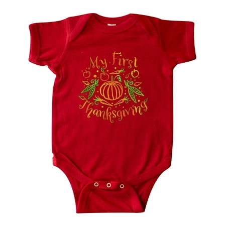 Inktastic My 1st Thanksgiving Pumpkin Vegetables in Orange and Green Gift Baby Boy or Baby Girl Bodysuit
Inktastic My 1st Thanksgiving Pumpkin Vegetables in Orange and Green Gift Baby Boy or Baby Girl Bodysuit