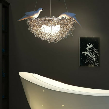 Oukaning LED Ceiling Light Metal Pendant Lamp Hanging Chandelier Warm Light Home Decor
Oukaning LED Ceiling Light Metal Pendant Lamp Hanging Chandelier Warm Light Home Decor