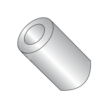 3/8 OD Round Spacers / #8 x 1 / Stainless Steel / Outer Diameter: 3/8 / Hole Size: #8 / Length: 1 (Quantity: 100 pcs)