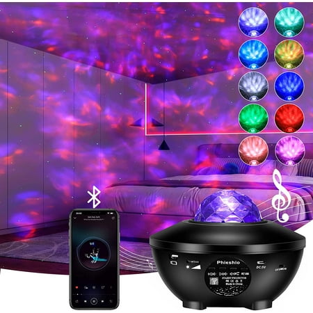 Galaxy Projector Star Projector LED Night Light 10 Lighting Modes with Voice Control Timer Remote Control Double Music Speaker for Kids Ceiling Birthday Party
Galaxy Projector Star Projector LED Night Light 10 Lighting Modes with Voice Control Timer Remote Control Double Music Speaker for Kids Ceiling Birthday Party
