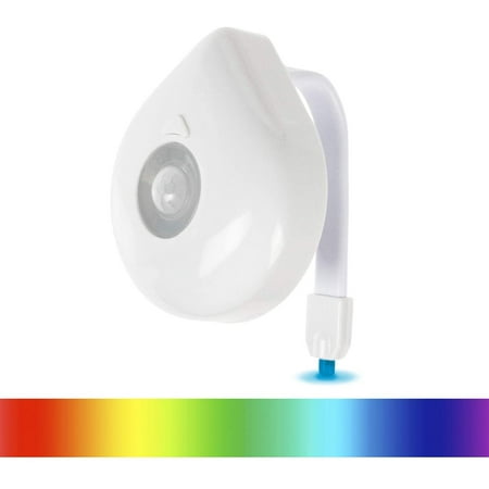 Toilet Bowl Light - Night Motion Sensor Activated Device - Ultra Slim Flexible Nightlight for Bathroom Kids Adult Elderly Seniors - Waterproof Adjustable - Battery Power Included
Toilet Bowl Light - Night Motion Sensor Activated Device - Ultra Slim Flexible Nightlight for Bathroom Kids Adult Elderly Seniors - Waterproof Adjustable - Battery Power Included
