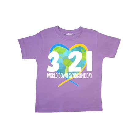 Inktastic 3 21 World Down Syndrome Day with Heart Shaped Earth Gift Toddler Boy or Toddler Girl T-Shirt
Inktastic 3 21 World Down Syndrome Day with Heart Shaped Earth Gift Toddler Boy or Toddler Girl T-Shirt