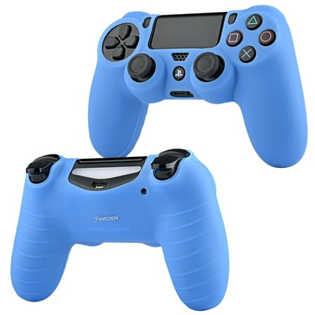 Insten Blue Silicone Skin Case For Sony PS4 Remote Controller