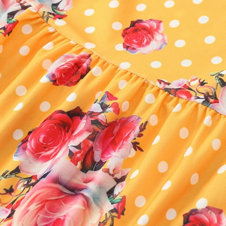 Cathalem 3 Month Girl Dress Long Sleeve Toddler Kids Girls Casua Floral Prints Long Sleeves Beach Dresses with Sleeves for Girls Dress Yellow 2-3 Years
Cathalem 3 Month Girl Dress Long Sleeve Toddler Kids Girls Casua Floral Prints Long Sleeves Beach Dresses with Sleeves for Girls Dress Yellow 2-3 Years