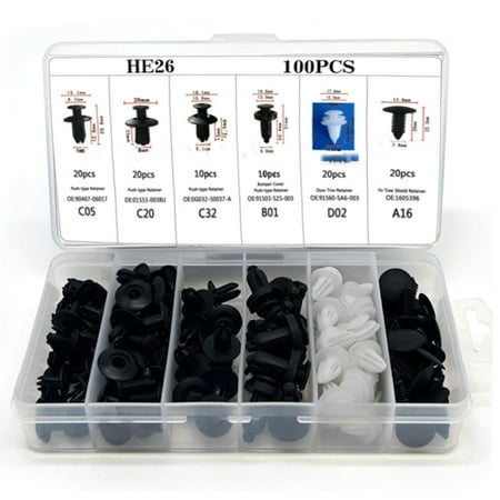 Christmas Clearance 100PCS Car Plastic Rivets 6mm Hole Fastener Universal screw buckle Pin Clips
Christmas Clearance 100PCS Car Plastic Rivets 6mm Hole Fastener Universal screw buckle Pin Clips