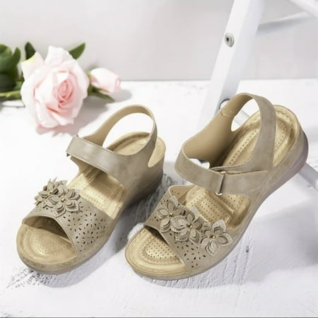 Tangnade women shoes Women s Fashion Vintage Flower Wedge Sandals Ladies Hollow out Comfortable Shoes White 43
Tangnade women shoes Women s Fashion Vintage Flower Wedge Sandals Ladies Hollow out Comfortable Shoes White 43