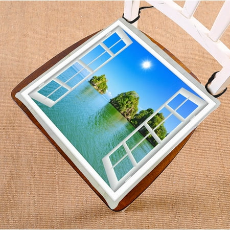 YKCG Window Ocean View Seat Cushion Chair Cushion Floor Cushion Twin Sides 20x20 inches
YKCG Window Ocean View Seat Cushion Chair Cushion Floor Cushion Twin Sides 20x20 inches
