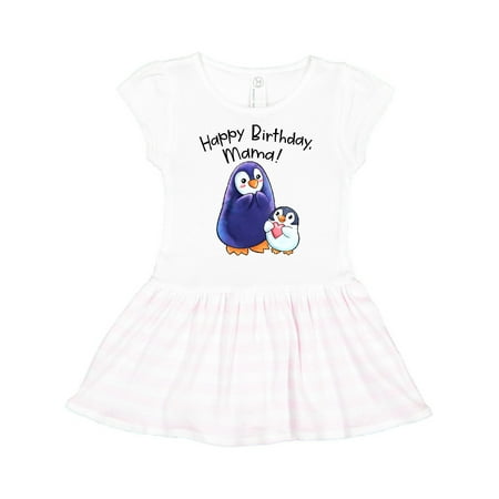 Inktastic Happy Birthday Mama!- Cute Penguins Gift Toddler Girl Dress 
Inktastic Happy Birthday Mama!- Cute Penguins Gift Toddler Girl Dress