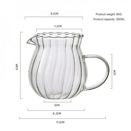 SweetCandy Japanese Stripe Glass Milk Jug Heat-resistantn Cup Coffee Milk Tea Separator Transparent Milk Frothing Jug Pitcher With Handle
SweetCandy Japanese Stripe Glass Milk Jug Heat-resistantn Cup Coffee Milk Tea Separator Transparent Milk Frothing Jug Pitcher With Handle