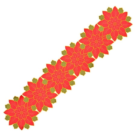 Jisheng Table Runner Protective Reusable Fabric Flower Shaped Red Table Decor Placemats for Home
Jisheng Table Runner Protective Reusable Fabric Flower Shaped Red Table Decor Placemats for Home