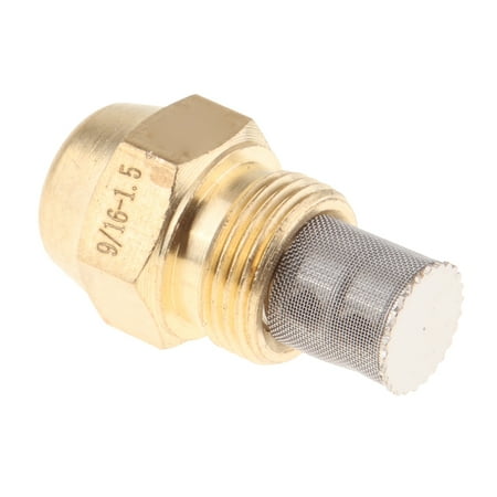 High Performance Brass Oil Burner Spray Nozzle with Filter Net Boilers/Water Heaters/Oil Fired Furnaces 1.5mm
High Performance Brass Oil Burner Spray Nozzle with Filter Net Boilers/Water Heaters/Oil Fired Furnaces 1.5mm
