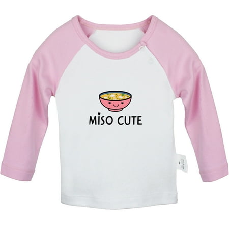 Miso Cute Novelty T shirt For Baby Newborn Babies T-shirts Infant Tops 0-24M Kids Graphic Tees Clothing (Long Pink Raglan T-shirt 6-12 Months)
Miso Cute Novelty T shirt For Baby Newborn Babies T-shirts Infant Tops 0-24M Kids Graphic Tees Clothing (Long Pink Raglan T-shirt 6-12 Months)