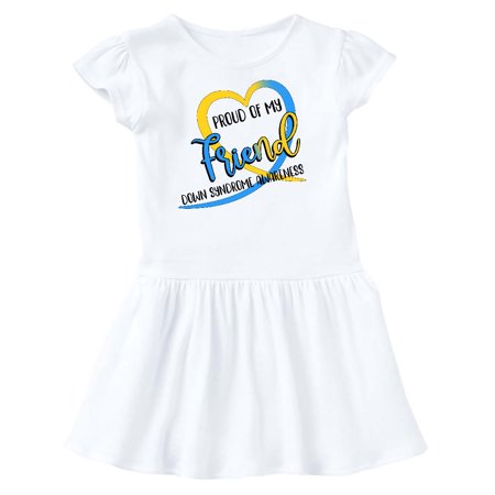 Inktastic Proud of my Friend Down Syndrome Awareness Heart Ribbon Gift Toddler Girl Dress
Inktastic Proud of my Friend Down Syndrome Awareness Heart Ribbon Gift Toddler Girl Dress