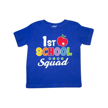 Inktastic 1st Grade School Squad with Apple and Star Gift Toddler Boy or Toddler Girl T-Shirt
Inktastic 1st Grade School Squad with Apple and Star Gift Toddler Boy or Toddler Girl T-Shirt