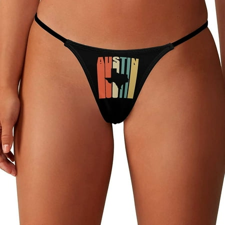 Vintage Austin Texas Women s G-String Thongs Low Rise Hipster Underwear Stretch T-Back Panties
Vintage Austin Texas Women s G-String Thongs Low Rise Hipster Underwear Stretch T-Back Panties