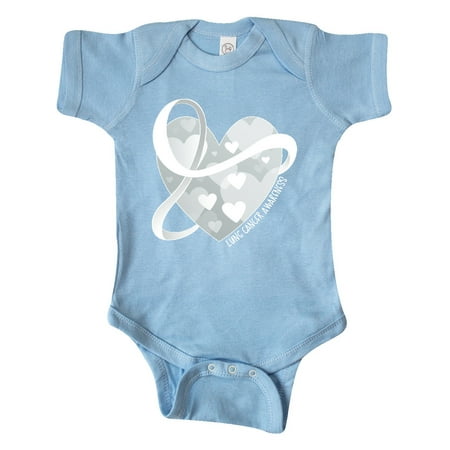 Inktastic Lung Cancer Awareness White Ribbon Around Heart Gift Baby Boy or Baby Girl Bodysuit
Inktastic Lung Cancer Awareness White Ribbon Around Heart Gift Baby Boy or Baby Girl Bodysuit