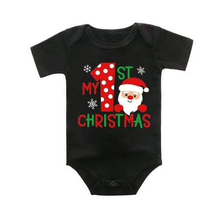 WUXIAN Boys Girls Short Sleeve Christmas Cartoon Letter Print Romper Bodysuit Fall Onesie Toddler Baby Classic Comfort Clothing
WUXIAN Boys Girls Short Sleeve Christmas Cartoon Letter Print Romper Bodysuit Fall Onesie Toddler Baby Classic Comfort Clothing