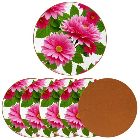 YZUOUZY Home Decor Coffee Table Decor 6 Pieces Round Microfiber Leather Custom Coasters Red Flowers Peony Dahlia Berries
YZUOUZY Home Decor Coffee Table Decor 6 Pieces Round Microfiber Leather Custom Coasters Red Flowers Peony Dahlia Berries