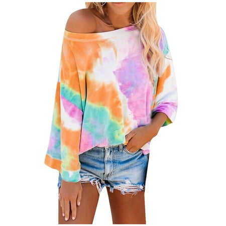 Mesh Long Sleeve Tops for Women Maternity Long Sleeve Shirts Fashion Women s Tie-Dye Crewneck Three-quarter Sleeve Loose Blouse Shirts Tops Clearance on Sales Womens Long Sleeve Blouse
Mesh Long Sleeve Tops for Women Maternity Long Sleeve Shirts Fashion Women s Tie-Dye Crewneck Three-quarter Sleeve Loose Blouse Shirts Tops Clearance on Sales Womens Long Sleeve Blouse