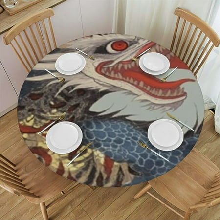 BANET Chinoiserie Round Tablecloth Navy Blue Turquoise Orange Cloth Table Cover Outdoor Washable Polyester Table Decor for Kitchen Patio Party Banquet 31 -35
BANET Chinoiserie Round Tablecloth Navy Blue Turquoise Orange Cloth Table Cover Outdoor Washable Polyester Table Decor for Kitchen Patio Party Banquet 31 -35