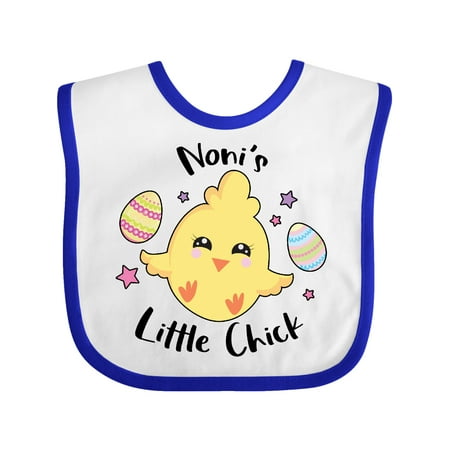 Inktastic Happy Easter Noni s Little Chick Gift Baby Girl Bib