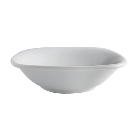 Mainland Square Bowl 36 Oz. 9 Sq. X 2 1/2 H Porcelain White