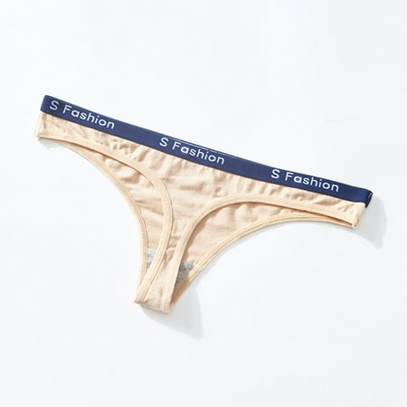 TIHLMK Womens Underwear Cotton Sales Clearance Women Thong Panties Fashion Letter G-String Underpants Lingerie Briefs M-XL
TIHLMK Womens Underwear Cotton Sales Clearance Women Thong Panties Fashion Letter G-String Underpants Lingerie Briefs M-XL