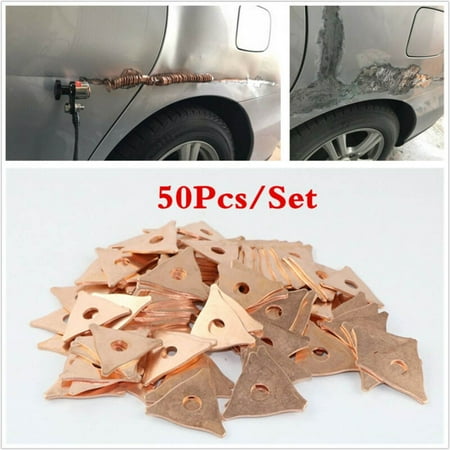 50pcs Triangle Pulling Ring Washer for Car Dent Welder Soldering Panel Puller
