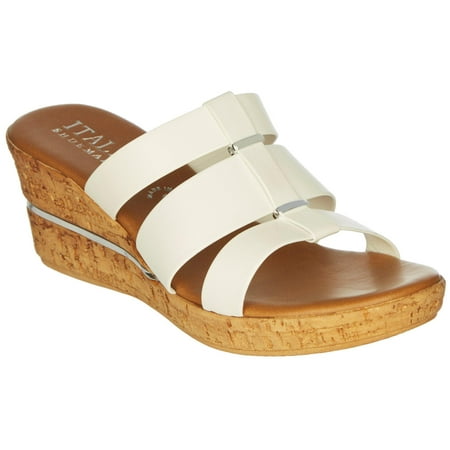 Italian Shoemaker Womens Athene Wedges 8 White