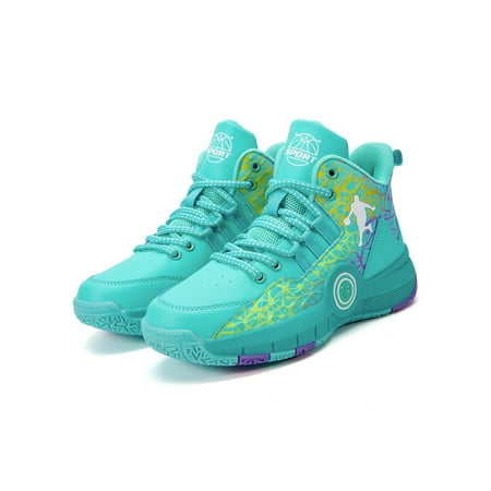 GENILU Big Kids Breathable Basketball Shoes Mid Top Sneakers Hiking Round Toe Ankle Boots Green 3Y
GENILU Big Kids Breathable Basketball Shoes Mid Top Sneakers Hiking Round Toe Ankle Boots Green 3Y