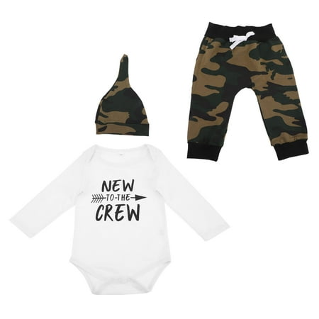 Hemoton 1 Set Baby Boy Clothes Set Jumpsuits Camouflage Pants Hat Baby Boy Spring Outfit
Hemoton 1 Set Baby Boy Clothes Set Jumpsuits Camouflage Pants Hat Baby Boy Spring Outfit