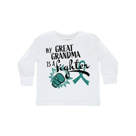 Inktastic Ovarian Cancer Awareness My Great Grandma is a Fighter Gift Toddler Boy or Toddler Girl Long Sleeve T-Shirt
Inktastic Ovarian Cancer Awareness My Great Grandma is a Fighter Gift Toddler Boy or Toddler Girl Long Sleeve T-Shirt