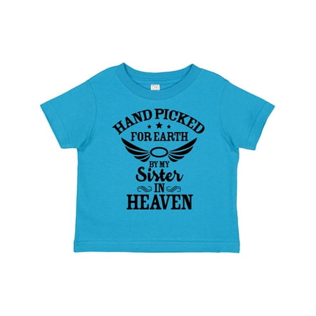 Inktastic Handpicked for Earth by My Sister in Heaven with Angel Wings Gift Toddler Boy or Toddler Girl T-Shirt
Inktastic Handpicked for Earth by My Sister in Heaven with Angel Wings Gift Toddler Boy or Toddler Girl T-Shirt
