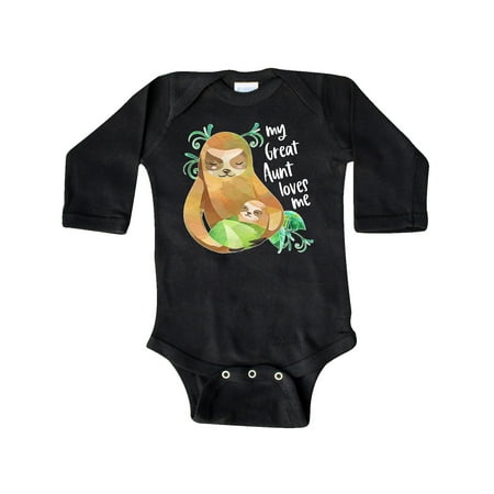 Inktastic My Great Aunt Loves Me Cute Sloth and Baby Gift Baby Boy or Baby Girl Long Sleeve Bodysuit
Inktastic My Great Aunt Loves Me Cute Sloth and Baby Gift Baby Boy or Baby Girl Long Sleeve Bodysuit