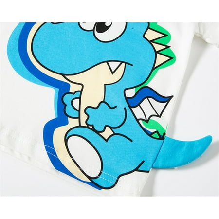TOWED22 Short Sleeve Shirts For Toddler Toddler Kids Baby Boys Girls Cartoon Dinosaur Short Sleeve Crewneck T Toddler Tshirt White
TOWED22 Short Sleeve Shirts For Toddler Toddler Kids Baby Boys Girls Cartoon Dinosaur Short Sleeve Crewneck T Toddler Tshirt White