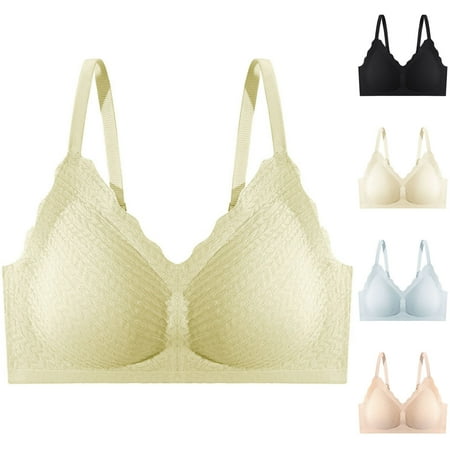 Patlollav Women Sports Bras Wire Free Underwear One-Piece Bra Everyday Underwear
Patlollav Women Sports Bras Wire Free Underwear One-Piece Bra Everyday Underwear