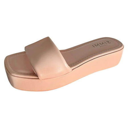CLZOUD Slip On Sandals for Women Comfortable Beige Women Sandals Fashion New Pattern Simple Solid Color Thick Sole Open Toe Comfortable Non Slip Large Versatile Slippers 41
CLZOUD Slip On Sandals for Women Comfortable Beige Women Sandals Fashion New Pattern Simple Solid Color Thick Sole Open Toe Comfortable Non Slip Large Versatile Slippers 41