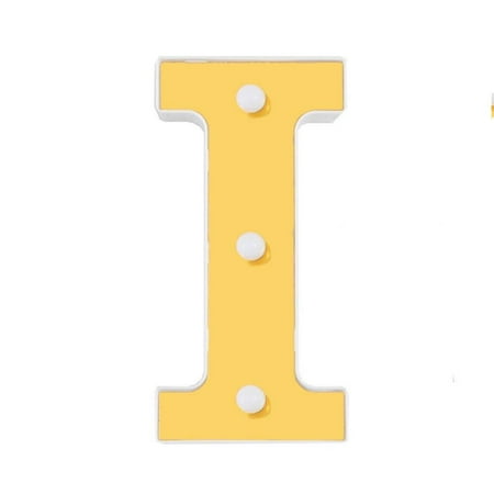 Letter Ornaments LED Light Battery Powered Luminous Lamp Night Light for Christmas Wedding Birthday Party Decoration I Letter
Letter Ornaments LED Light Battery Powered Luminous Lamp Night Light for Christmas Wedding Birthday Party Decoration I Letter